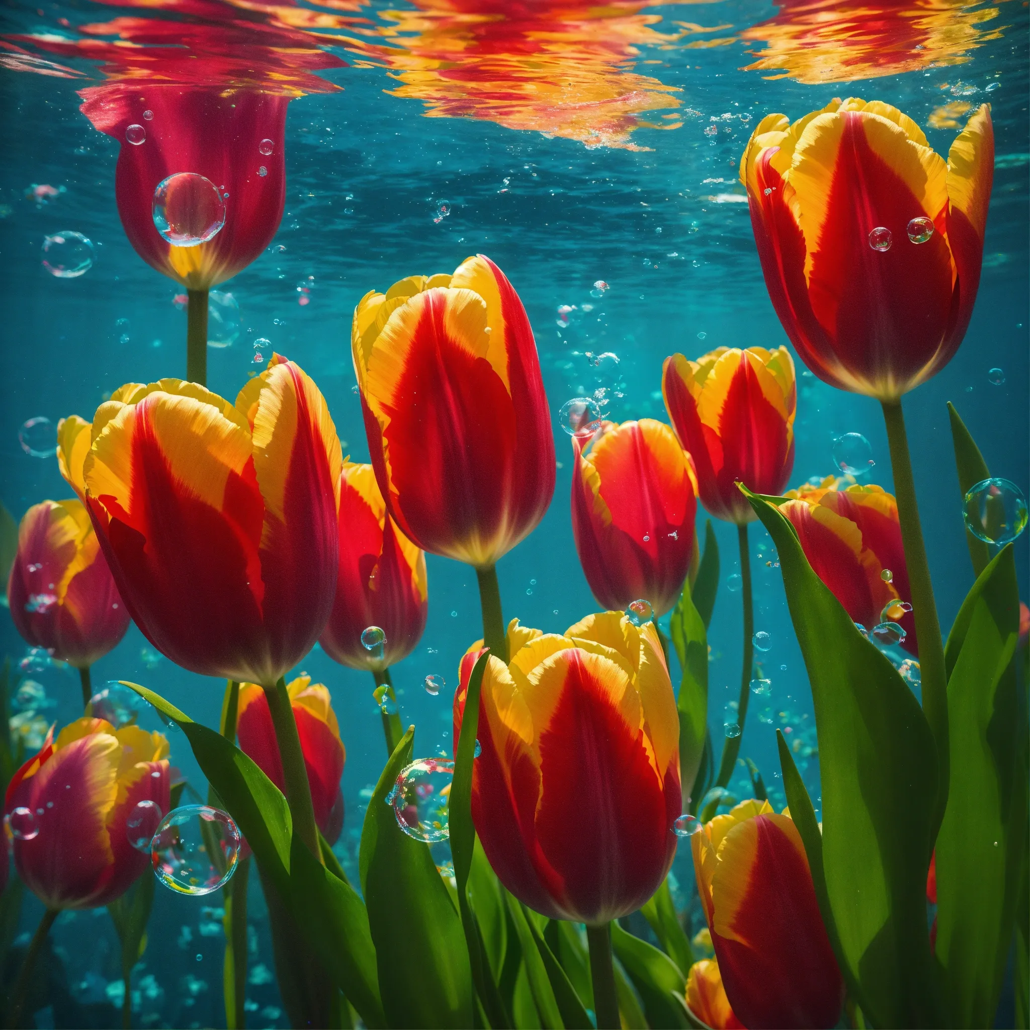 Vibrant arrangement with yellow and orange blooms