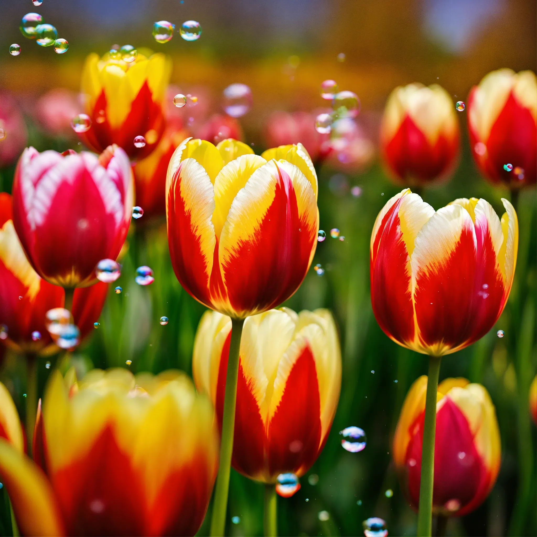 Arrangement of lavender, chamomile and blue hydrangeas
